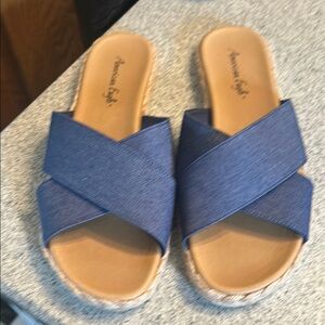 American Eagle Crisscross Slide Sandals,
Sz 9.5